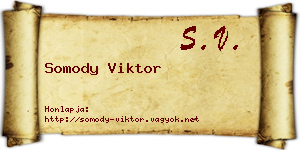 Somody Viktor névjegykártya